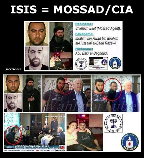 Abu Bakr al-Baghdadi, so-called  ”Caliph,”  the head of ISIL (Islamic State in Iraq and the Levant is, according to sources reputed to originate from Edward Snowden, an actor named Elliot Shimon, a Mossad trained operative.